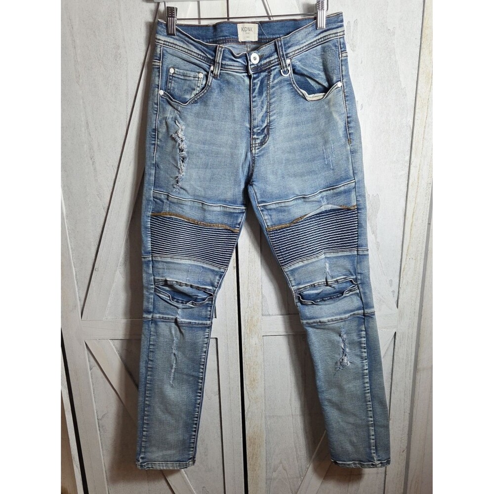 KDNK 1141411 Distressed Skinny Jeans Size 32